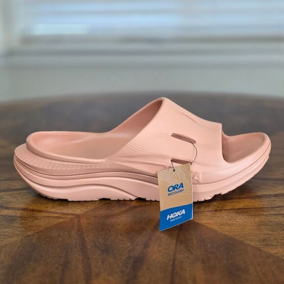 Hoka Ora Recovery Slide 3 Sandals Men's 10 Sandstone Beige Tan Clifton Bondi New - Picture 10 of 14